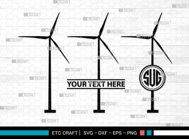 Windmill Electric Monogram, Windmill Electric Silhouette, Windmill Electric SVG, Windmill Svg, Old Windmill Svg, Farmhouse Windmill Svg, Electric Pole Svg, SB00481 SVG ETC Craft 
