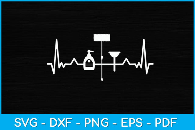 Window Cleaner Heartbeat Funny Cleaning Svg Design SVG artprintfile 