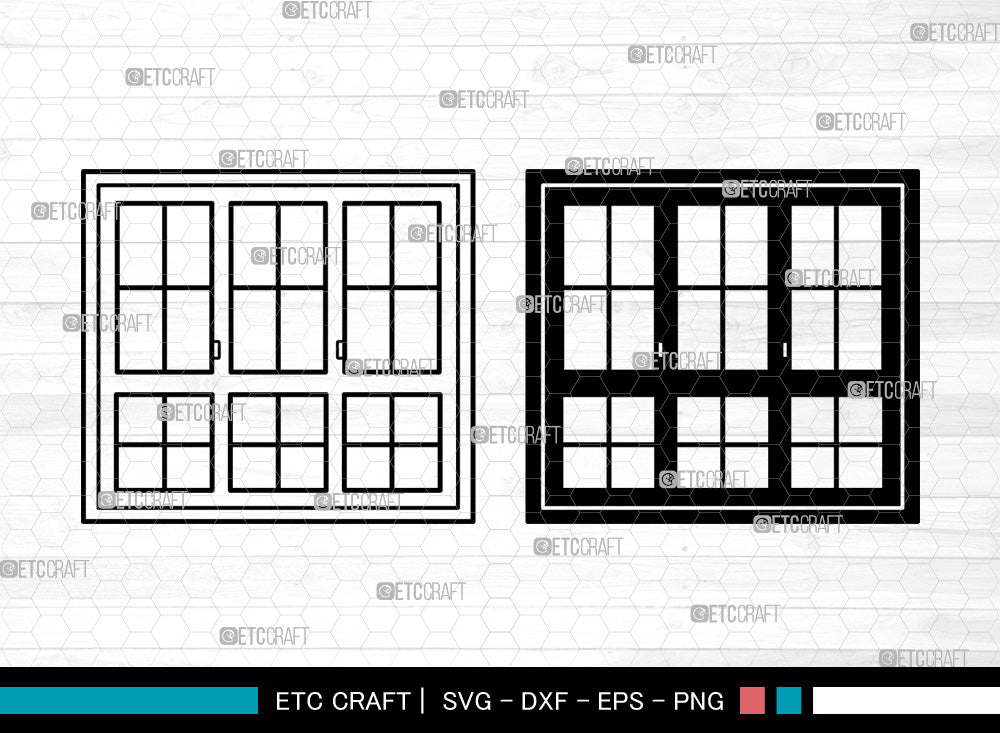 Window Box File Svg Window SVG, Casement Svg, Windows Frame Svg, Gothic Windows Svg ...