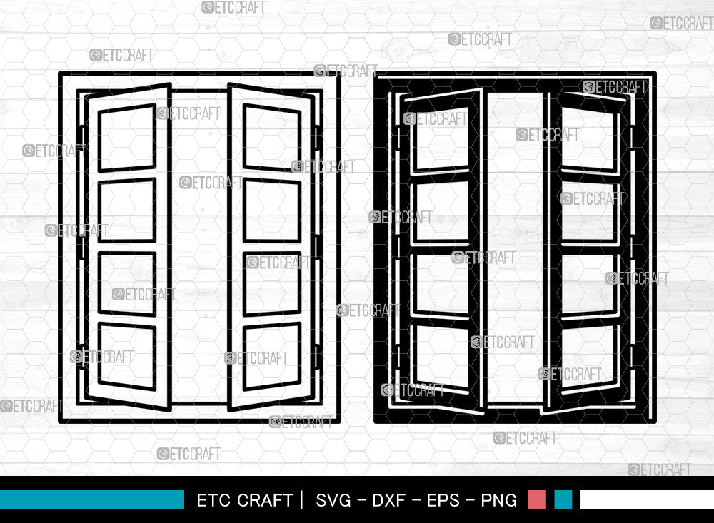 Window Box File Svg Window SVG, Casement Svg, Windows Frame Svg, Gothic Windows Svg ...