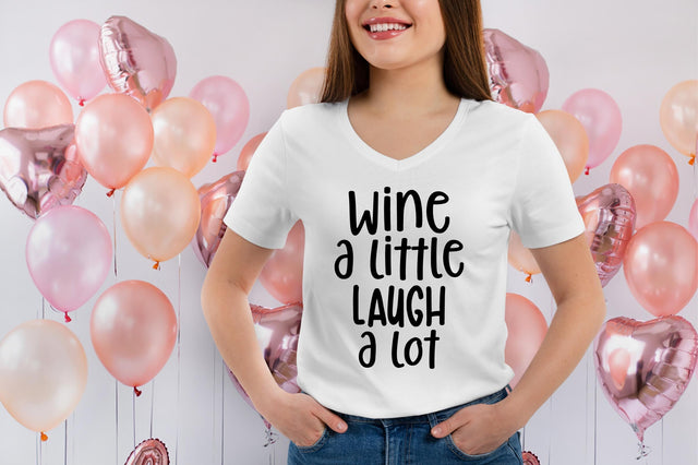 Wine A Little Laugh A Lot svg SVG orpitasn 