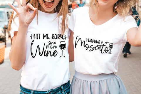 Wine bacheloretty party shirt svg, Funny bacheloretty party bundle SVG KMarinaDesign 