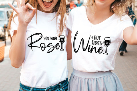 Wine bacheloretty party shirt svg, Funny bacheloretty party bundle SVG KMarinaDesign 