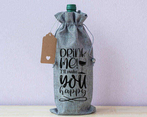 Wine Bag Quotes SVG Bundle, 6 Designs, Wine Tasting Is My Favorite Sport SVG, When Wine Goes In Wisdom Comes Out SVG, Life Is Good But Wine Makes It Better SVG SVG HappyDesignStudio 