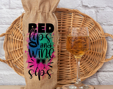 Wine Bag Sublimation Designs Bundle, 6 Wine Bag PNG Files, Drink Me I'll Make You Happy PNG, When Wine Goes In Wisdom Comes Out PNG Sublimation HappyDesignStudio 