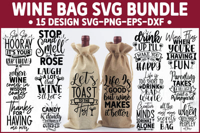 Wine Bag SVG Bundle SVG Ariyan 