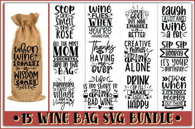 Wine Bag SVG Bundle SVG Ariyan 
