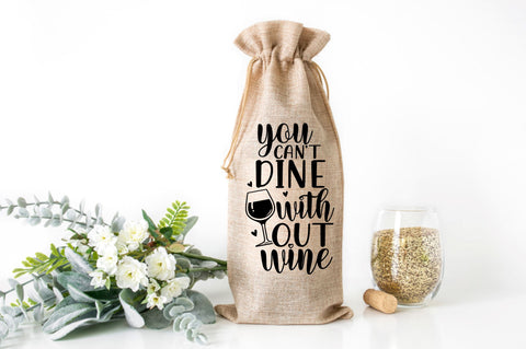 Wine Bag SVG Bundle SVG Regulrcrative 