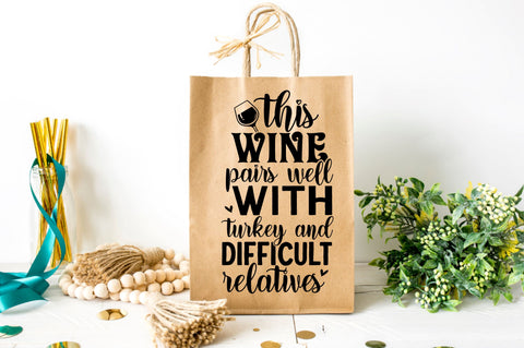 Wine Bag SVG Bundle SVG Regulrcrative 