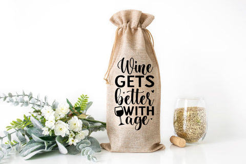 Wine Bag SVG Bundle SVG Regulrcrative 