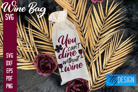 Wine Bag SVG Design |Wine Bag SVG Quotes | Party SVG Quotes SVG Fly Design 