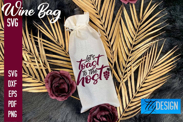 Wine Bag SVG Design |Wine Bag SVG Quotes | Party SVG Quotes SVG Fly Design 
