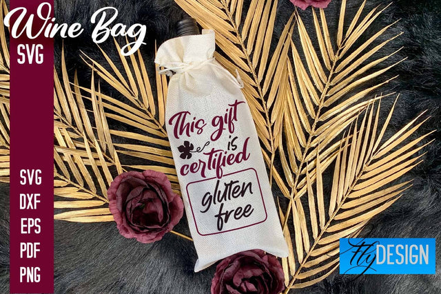 Wine Bag SVG Design |Wine Bag SVG Quotes | Party SVG Quotes SVG Fly Design 