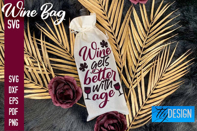 Wine Bag SVG Design |Wine Bag SVG Quotes | Party SVG Quotes SVG Fly Design 