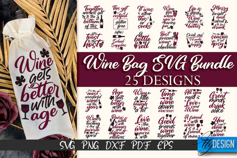 Wine Bag SVG Design |Wine Bag SVG Quotes | Party SVG Quotes SVG Fly Design 