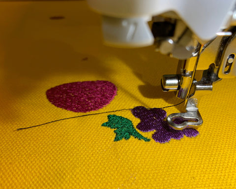 Wine bottle, wine glass and grapes Machine Embroidery Design 2 Embroidery/Applique DESIGNS Canada Embroidery 