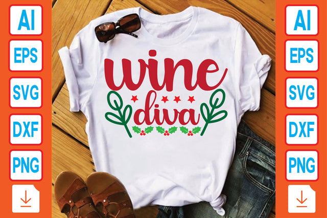 Wine Diva SVG Craftlabsvg24 