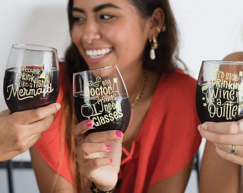 Wine Glass Bundle Vol. 1 SVG Inked Perfect 