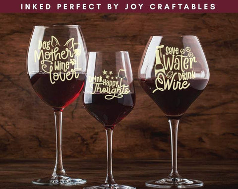 Wine Glass Bundle Vol 2 SVG Inked Perfect 