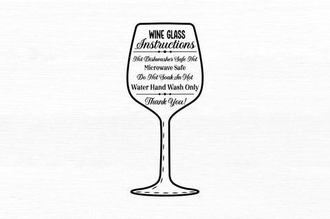 Wine glass instructions not SVG SVG Regulrcrative 
