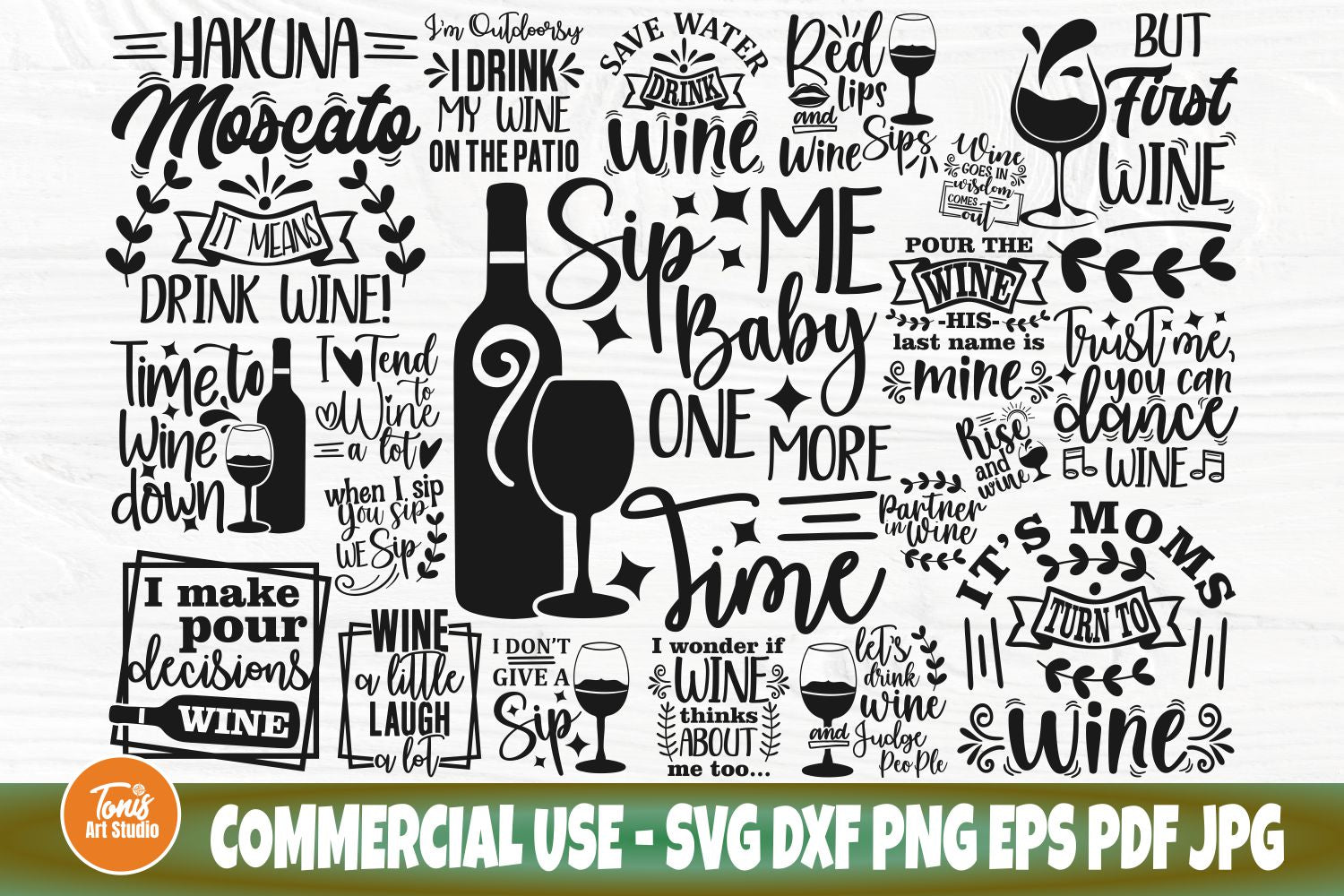 Wine Sayings Bundle SVG,Wine Lovers, Wine Decal,Wine Glass svg,Wine Quote  svg,Funny Wine Bundle dxf,Wine Cricut Cut Files,Drinking Quote svg - So  Fontsy