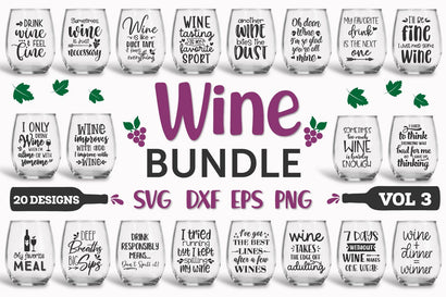 Wine Glass Svg, Wine Bundle Svg, Funny Wine, Wine Quotes SVG Craft Pixel Perfect 