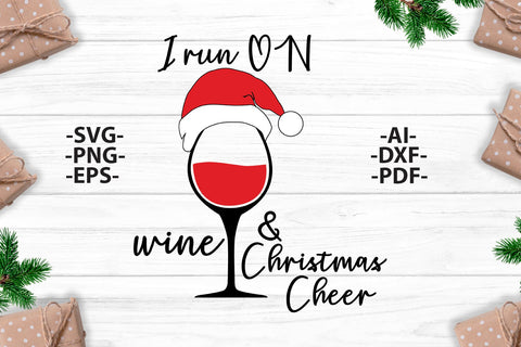 Wine glass Svg | Wine christmas shirt | Merry Christmas Svg | Iton on wine glass | Christmas glass svg | Svg, Png, Eps, Pdf. Dxf files SVG 1uniqueminute 
