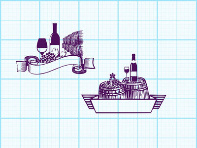 Wine Label Banner Svg SVG Johan Ru designs 
