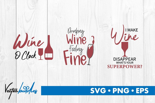 Wine quote bundle svg SVG vectorbundles 