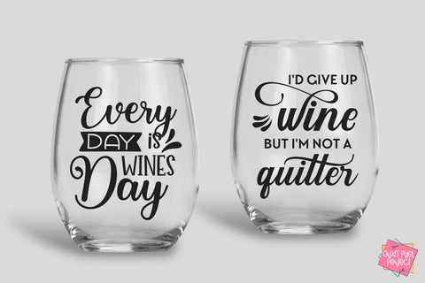 Wine Quotes Bundle Vol 2 SVG Craft Pixel Perfect 