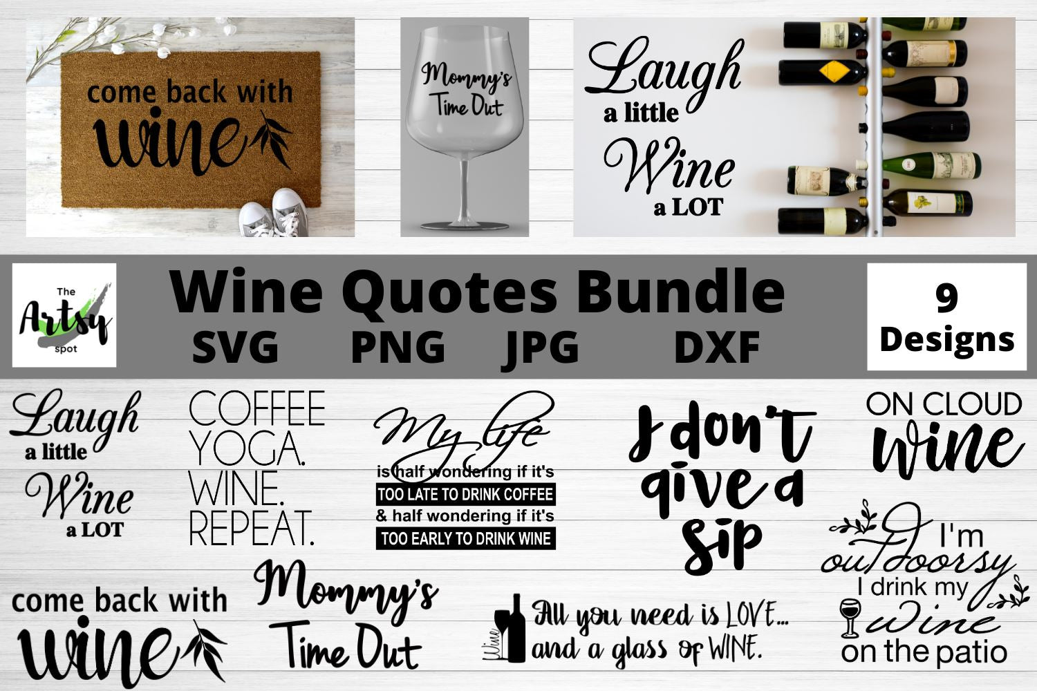 Wine Sayings Bundle SVG,Wine Lovers, Wine Decal,Wine Glass svg,Wine Quote  svg,Funny Wine Bundle dxf,Wine Cricut Cut Files,Drinking Quote svg - So  Fontsy