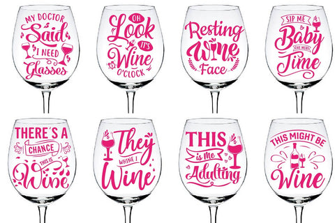 Wine Quotes SVG Bundle Wine Lovers SVG Paper Switch 