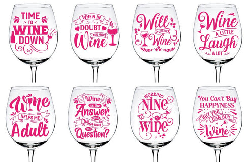 Wine Quotes SVG Bundle Wine Lovers SVG Paper Switch 