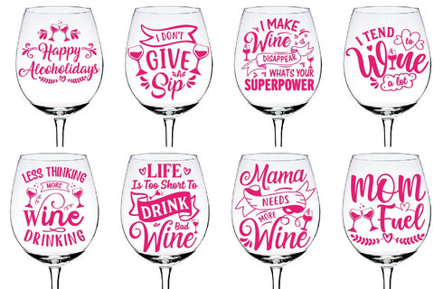 Wine Quotes SVG Bundle Wine Lovers SVG Paper Switch 