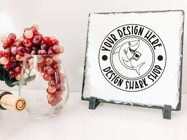 Wine Slate Mock Up Mock Up Photo Design Shark 