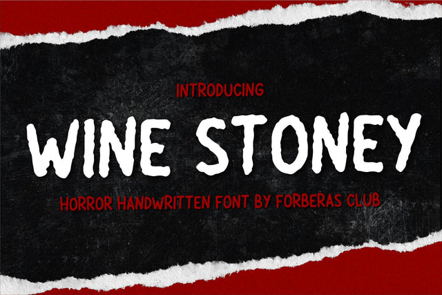 Wine Stoney Font Forberas 