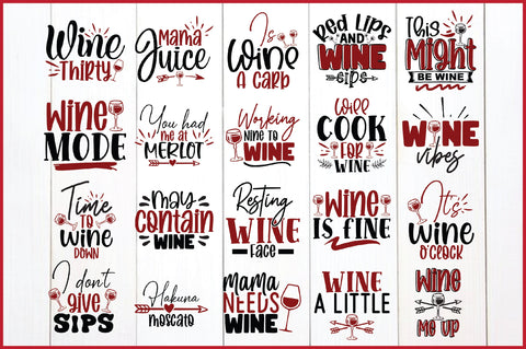 Wine SVG Bundle SVG Ariyan 