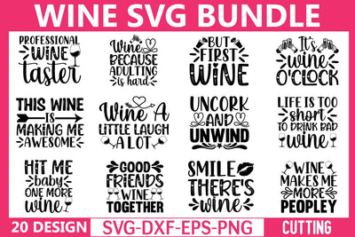 Wine Svg Bundle SVG md faruk hossain 