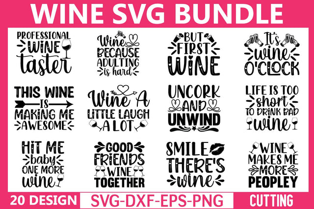 Wine Svg Bundle SVG md faruk hossain 