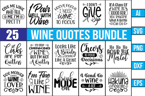 Wine SVG Bundle SVG nirmal108roy 