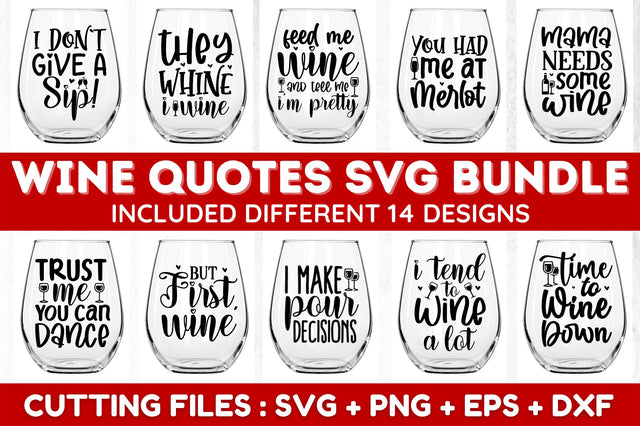 Wine SVG Bundle SVG Regulrcrative 