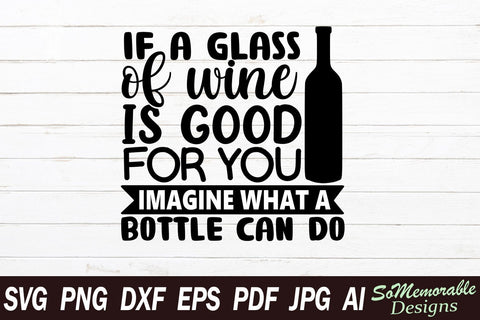 Wine SVG Bundle SVG SoMemorableDesigns 