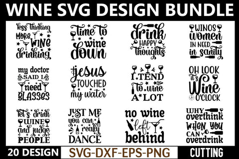 wine svg bundle vol 1 SVG buydesign 