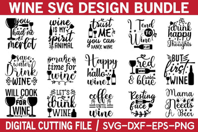 wine svg bundle vol 4 SVG buydesign 