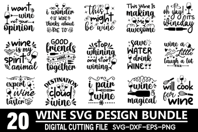 wine svg bundle vol 5 SVG buydesign 