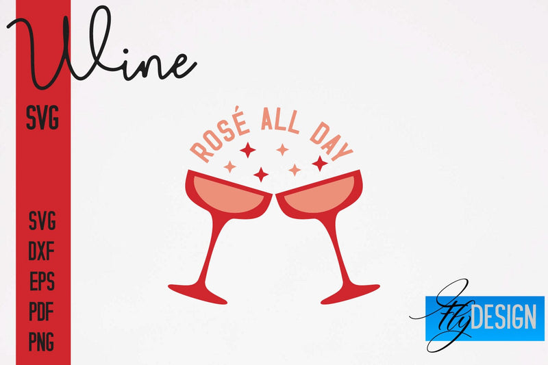 Wine SVG Design | Alcohol SVG Quotes | Party SVG Quotes SVG Fly Design 