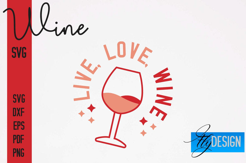 Wine SVG Design | Alcohol SVG Quotes | Party SVG Quotes SVG Fly Design 