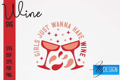 Wine SVG Design | Alcohol SVG Quotes | Party SVG Quotes SVG Fly Design 