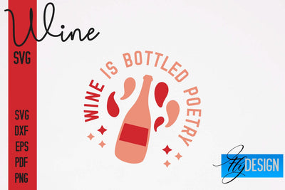 Wine SVG Design | Alcohol SVG Quotes | Party SVG Quotes SVG Fly Design 