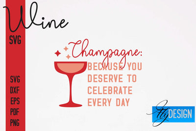 Wine SVG Design | Alcohol SVG Quotes | Party SVG Quotes SVG Fly Design 